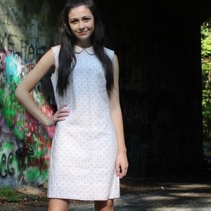 Perfectly Retro Pink Polka Dot Day Dress
